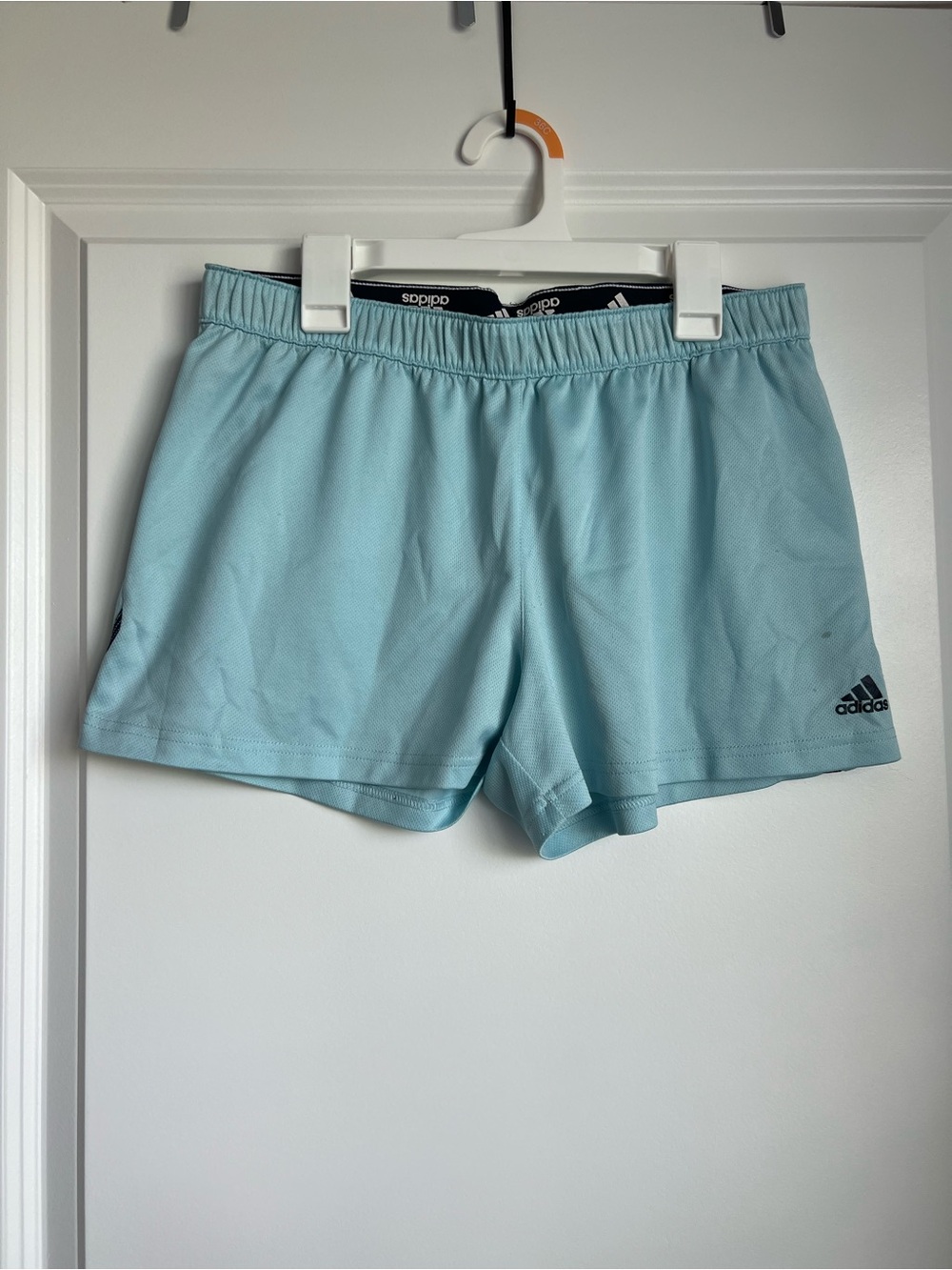 adidas Light Blue Women's Athletic Shorts